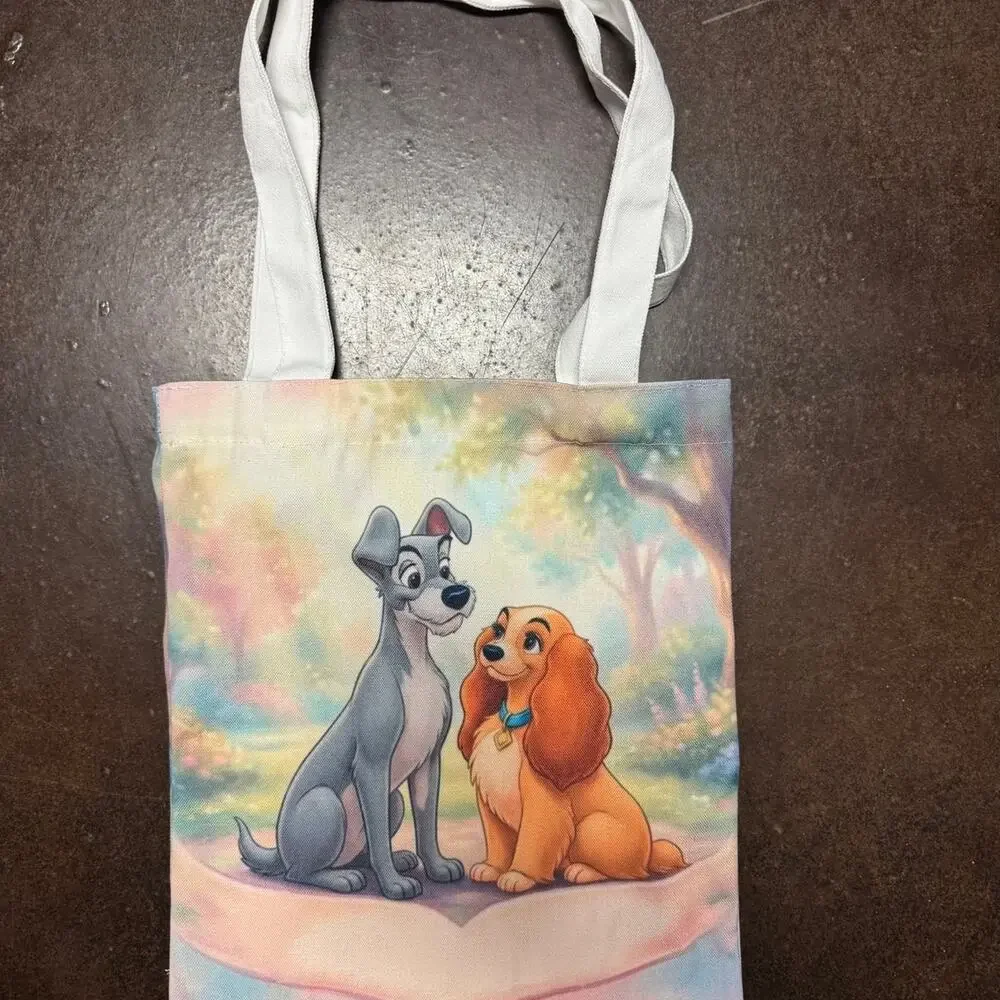 Lady & the Tramp A5 Binder w/ matching paper and tote bag.